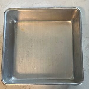 Vintage Mirro Aluminum Square Baking Pan 6 x 6 x 1 3/4